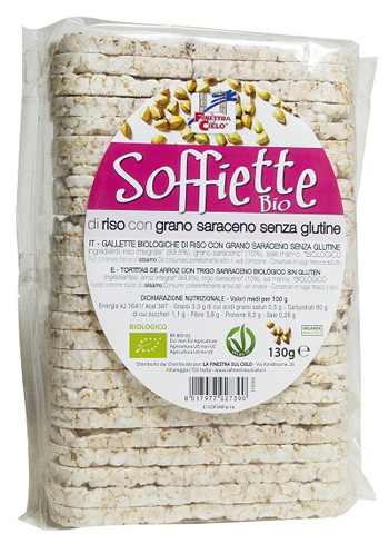 SOFFIETTE DI RISO CON GRANO SARACENO BIO 130 G - Farmaunclick.it