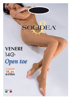 VENERE 140 OPEN TOE COLLANT CAMEL 2M - Farmaunclick.it