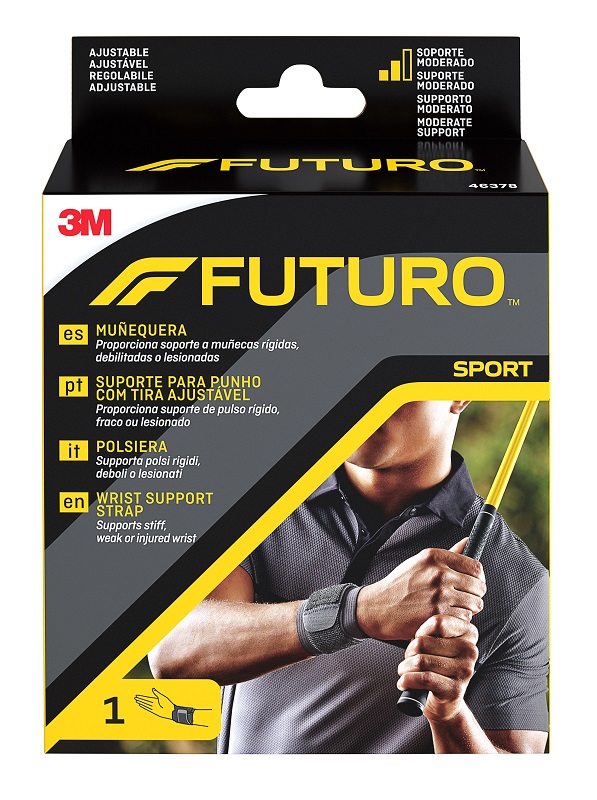 POLSINO ELASTICO UNIVERSALE FUTURO SPORT NERO - Farmaunclick.it