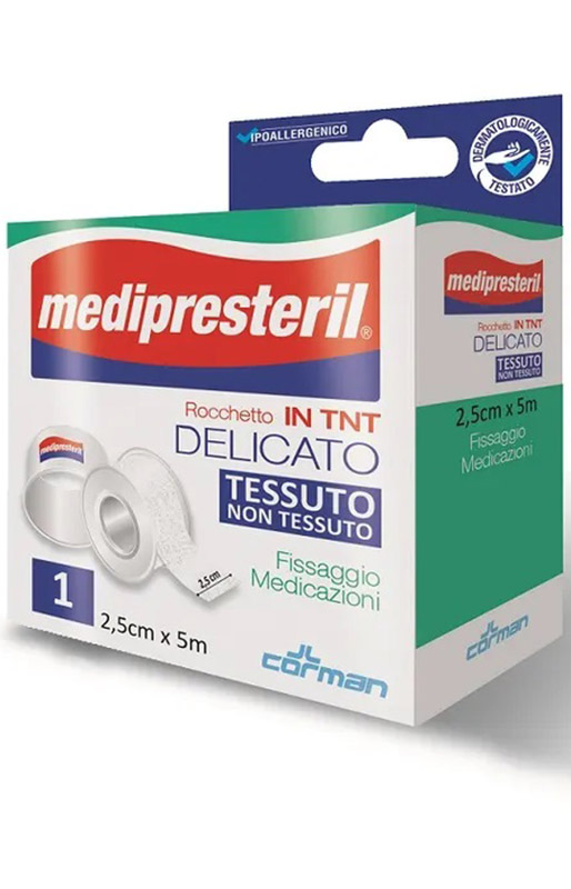 CEROTTO MEDIPRESTERIL DISPENSER TESSUTO NON TESSUTO 5X250CM - Farmaunclick.it