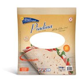 PIACERI MEDITERRANEI PIADINA OLIO D'OLIVA 200 GRAMMI - Farmaunclick.it