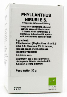 PHYLLANTHUS NIRURI ESTRATTO SECCO 60 CAPSULE - Farmaunclick.it