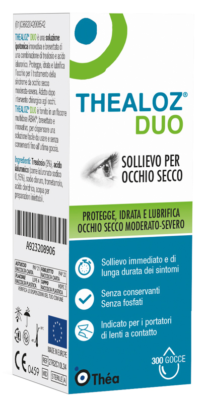 THEALOZ DUO SOLUZIONE OCULARE FLACONE 10 ML - Farmaunclick.it