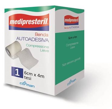 BENDA ADESIVA MEDIPRESTERIL 6X400CM - Farmaunclick.it