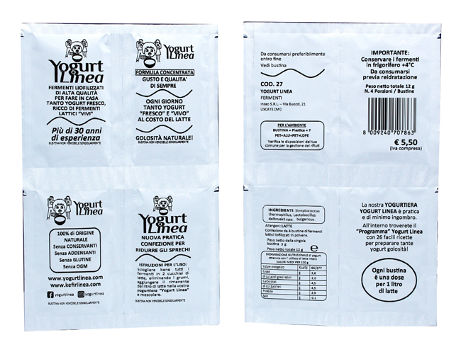 YOGURT LINEA FERMENTI LIOFILIZZATI 4 BUSTINE DA 6,5 G - Farmaunclick.it