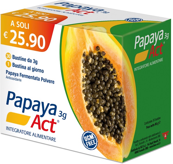 PAPAYA ACT 30 BUSTINE DA 3 G - Farmaunclick.it