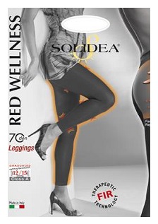 RED WELLNESS 70 LEGGINS NERO 1S - Farmaunclick.it