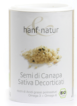 HANF NATUR CANAPA SATIVA SEMI DECORTICATI BIO 150 G - Farmaunclick.it
