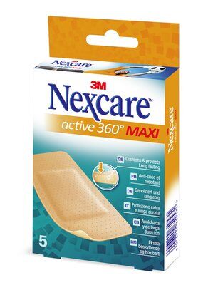 CEROTTO NEXCARE ACTIVE 360 GRADI 5 PEZZI - Farmaunclick.it