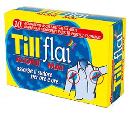 TILL FLAI ASSORBENTI ASCELLARI 10 PEZZI - Farmaunclick.it