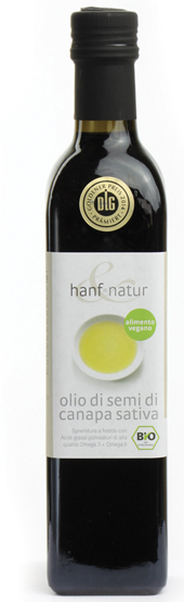 HANF&NATUR CANAPA OLIO DI SEMI BIO 500 ML - Farmaunclick.it