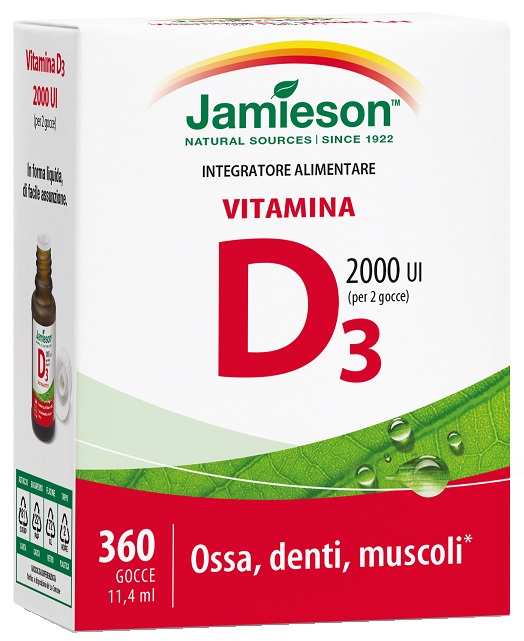 JAMIESON VITAMINA D GOCCE 11,4 ML - Farmaunclick.it