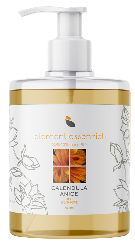 ELEMENTIESSENZIALI SAPONE ECO BIO CALENDULA ANICE 300ML - Farmaunclick.it