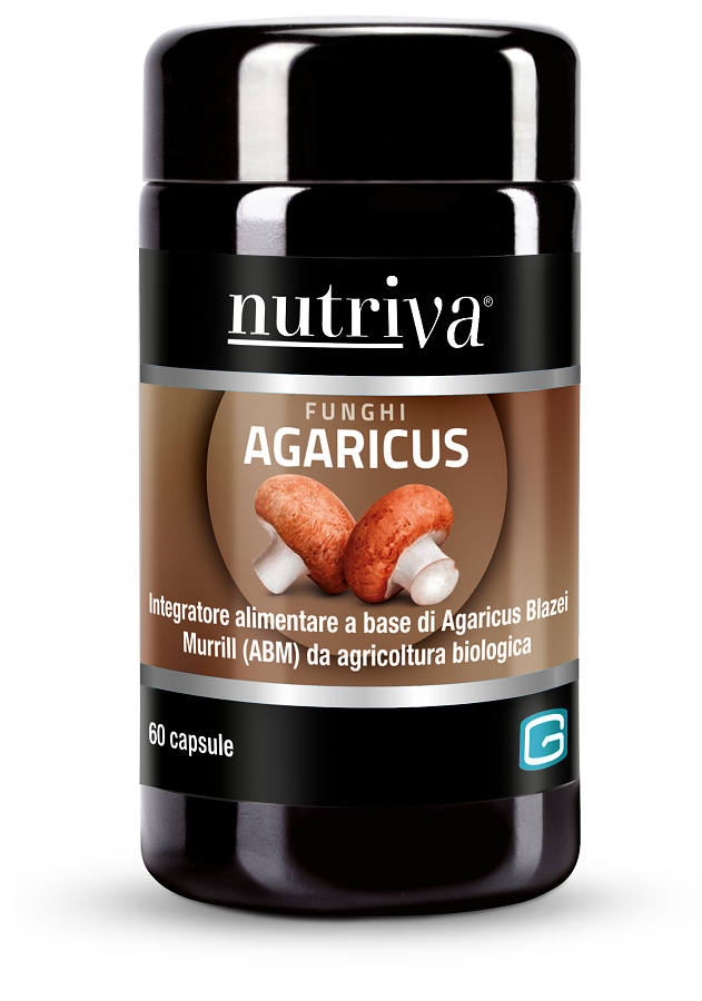 NUTRIVA AGARICUS ABM 60 CAPSULE VEGETALI - Farmaunclick.it
