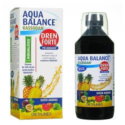AQUA BALANCE RASSODAN DREN FORTE GUSTO ANANAS 500 ML DIETALINEA + AQUALOSS 2,8 G - Farmaunclick.it