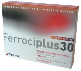 FERROCIPLUS 30 24 COMPRESSE MASTICABILI - Farmaunclick.it