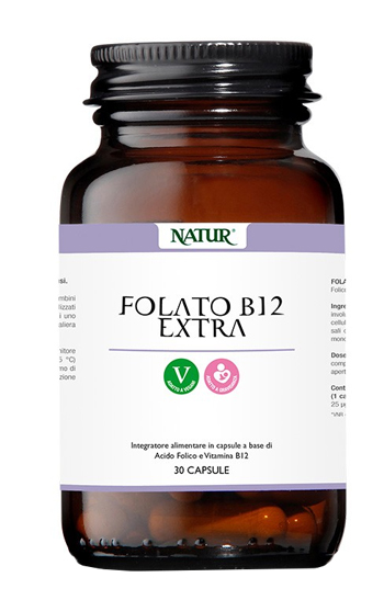 FOLATO B12 EXTRA 30 CAPSULE - Farmaunclick.it