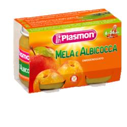 PLASMON OMOGENEIZZATO MELA ALBICOCCA 2 X 104 G - Farmaunclick.it