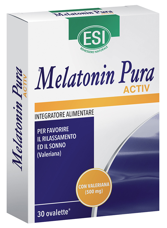 ESI MELATONIN PURA ACTIV 30 OVALETTE - Farmaunclick.it