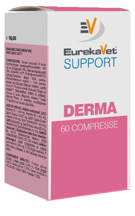 EUREKAVET SUPPORT DERMA 60 COMPRESSE - Farmaunclick.it