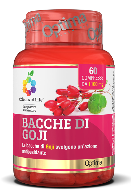 COLOURS OF LIFE BACCHE DI GOJI 60 COMPRESSE 1100 MG - Farmaunclick.it