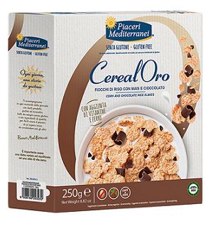 PIACERI MEDITERRANEI CEREALORO FIOCCHI RISO MAIS E CIOCCOLATO 250 G - Farmaunclick.it
