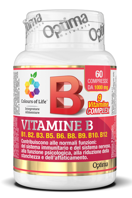 COLOURS OF LIFE VITAMINE B COMPLEX 60 COMPRESSE 1000 MG - Farmaunclick.it
