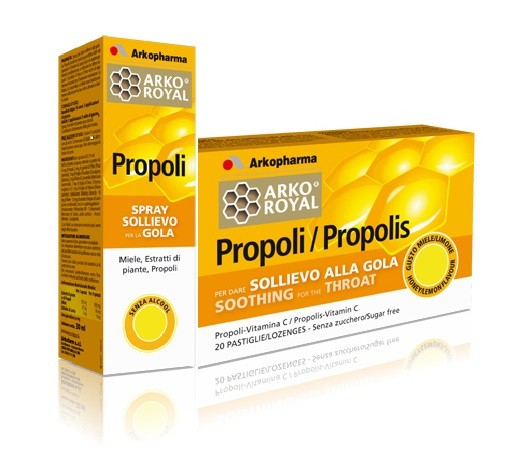 PACK GOLA PROPOLI COMPOSTO DA SPRAY 30 ML + PASTIGLIE 24 G - Farmaunclick.it
