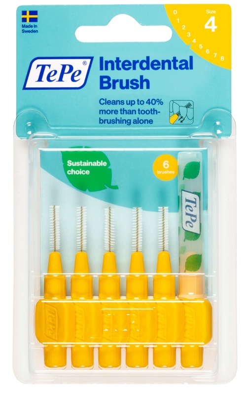 TEPE SCOVOLINO GIALLO 0,7 MM 6 PEZZI - Farmaunclick.it