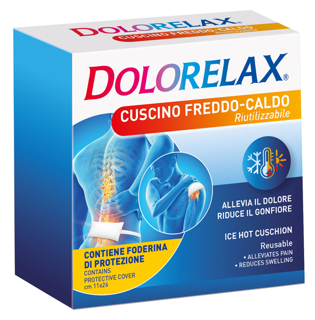 ICE HOT DOLORELAX CUSCINO RIUTILIZZABILE 11X26 CM 2 PEZZI - Farmaunclick.it