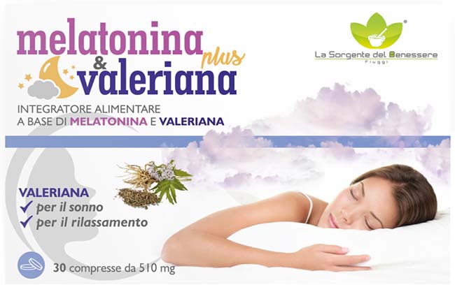 MELATONINA PLUS VALERIANA 30 COMPRESSE - Farmaunclick.it
