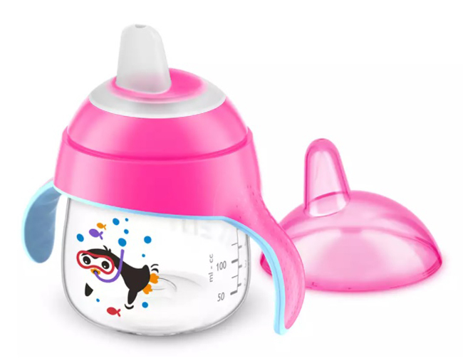 AVENT TAZZA CON BECCUCCIO DECORATA NERO 200 ML - Farmaunclick.it