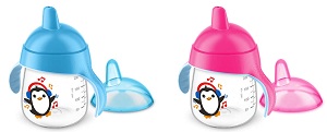 AVENT TAZZA CON BECCUCCIO DECORATA AZZURRO 260 ML - Farmaunclick.it