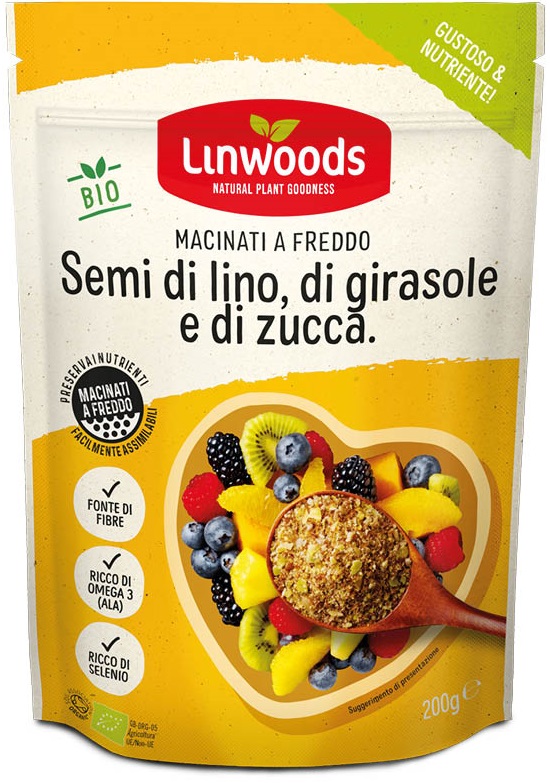 SEMI DI LINO GIRASOLE/ZUCCA MACINATI 200G - Farmaunclick.it