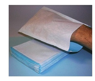 MANOPOLA IMPERMEABILE NON SAPONATA COLORE AZZURRO 100 PEZZI - Farmaunclick.it