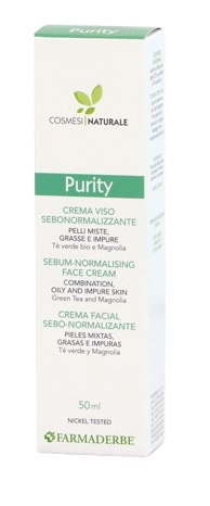 PURITY CREMA VISO SEBONORMALIZZANTE 50 ML - Farmaunclick.it