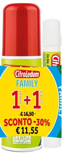 CITROLEDUM FAMILY KIT SPRAY 75 ML + STICK 10 ML - Farmaunclick.it