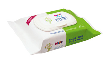 HIPP SALVIETTINE VISO&MANI 1X20 PEZZI - Farmaunclick.it