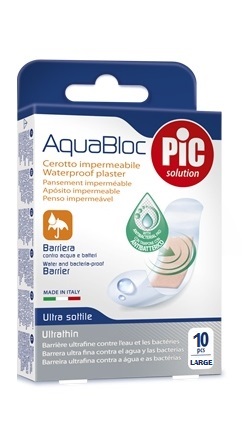 CEROTTO PIC AQUABLOC 25X72MM ANTIBATTERICO 10 PEZZI - Farmaunclick.it