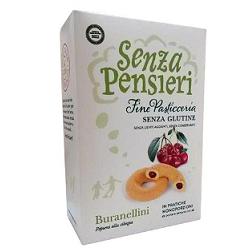 SENZA PENSIERI BURANELLINI RIPIENI ALLA CILIEGIA 150 G  PORZIONI MONODOSE - Farmaunclick.it