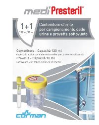 CONTENITORE URINA + PROVETTA MEDIPRESTERIL - Farmaunclick.it