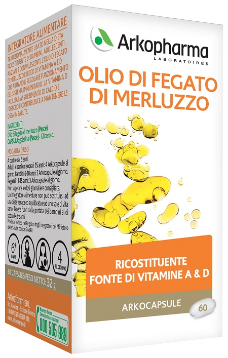 ARKO CAPSULE OLIO FEG MERLUZ 60PRL - Farmaunclick.it