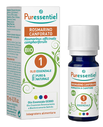PURESSENTIEL ROSMARINO CANFORA OLIO ESSENZIALE BIO 10 ML - Farmaunclick.it