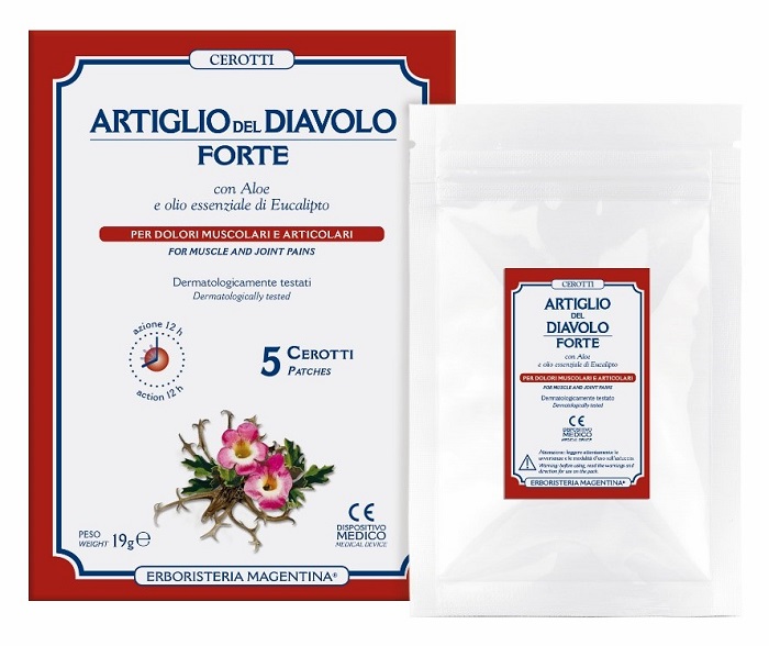 ARTIGLIO DEL DIAVOLO FORTE CEROTTO 5 PEZZI - Farmaunclick.it
