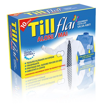 TILL FLAI ASSORBENTI ASCELLARI NUOVO ADESIVO 10 PEZZI - Farmaunclick.it