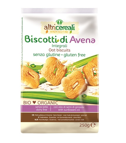 ALTRICEREALI BISCOTTI ALL'AVENA INTEGRALI 250 G - Farmaunclick.it