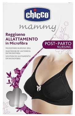 CHICCO MAMMY REGGISENO MICROFIBRA ALLATTAMENTO NERO 6C - Farmaunclick.it