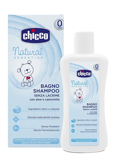CHICCO BAGNO SHAMPOO NATURAL SENSATION 500 ML - Farmaunclick.it