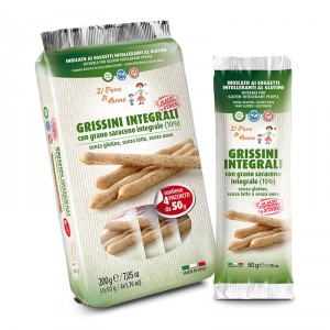 IL PANE DI ANNA GRISSINI INTEGRALI SENZA LATTE 200G - Farmaunclick.it