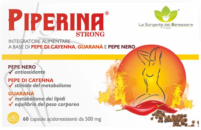 PIPERINA STRONG 60 CAPSULE - Farmaunclick.it